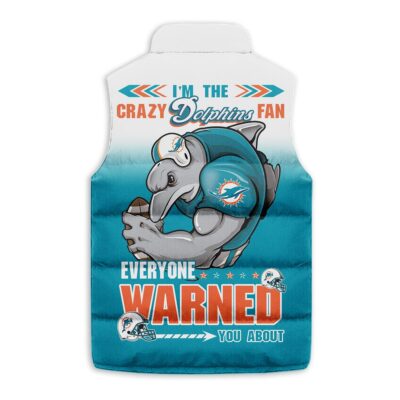 Miami Dolphins Sleeveless Coat Sleeveless Vest Gift For Fans CCS4212 2