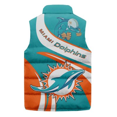 Miami Dolphins Sleeveless Coat Sleeveless Vest Gift For Fans CCS4214 2
