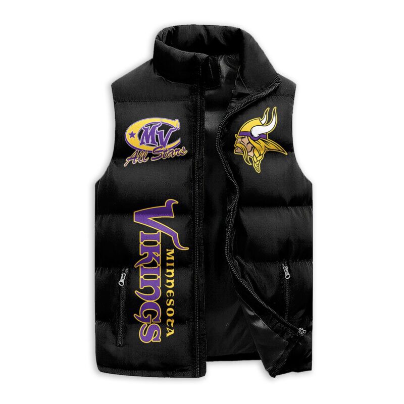 Minnesota Vikings Sleeveless Coat Sleeveless Vest Gift For Fans CCS4168 1