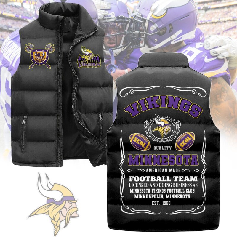 Minnesota Vikings Sleeveless Coat Sleeveless Vest Gift For Fans CCS4188