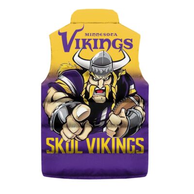 Minnesota Vikings Sleeveless Coat Sleeveless Vest Gift For Fans CCS4233 2