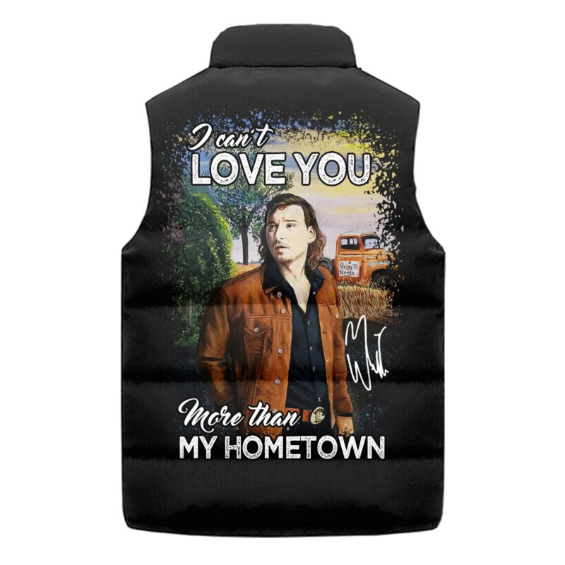 More Than My Hometown Morgan Wallen Sleeveless Coat Sleeveless Vest Gift For Fans CCS4149 2