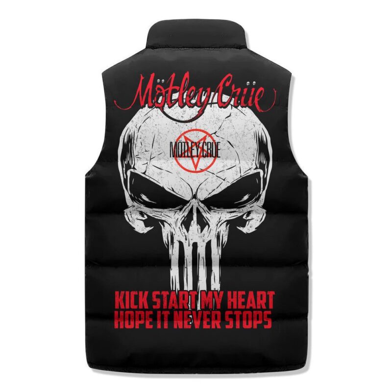 Motley Crue Music Sleeveless Coat Sleeveless Vest For Fan CCS4039 2