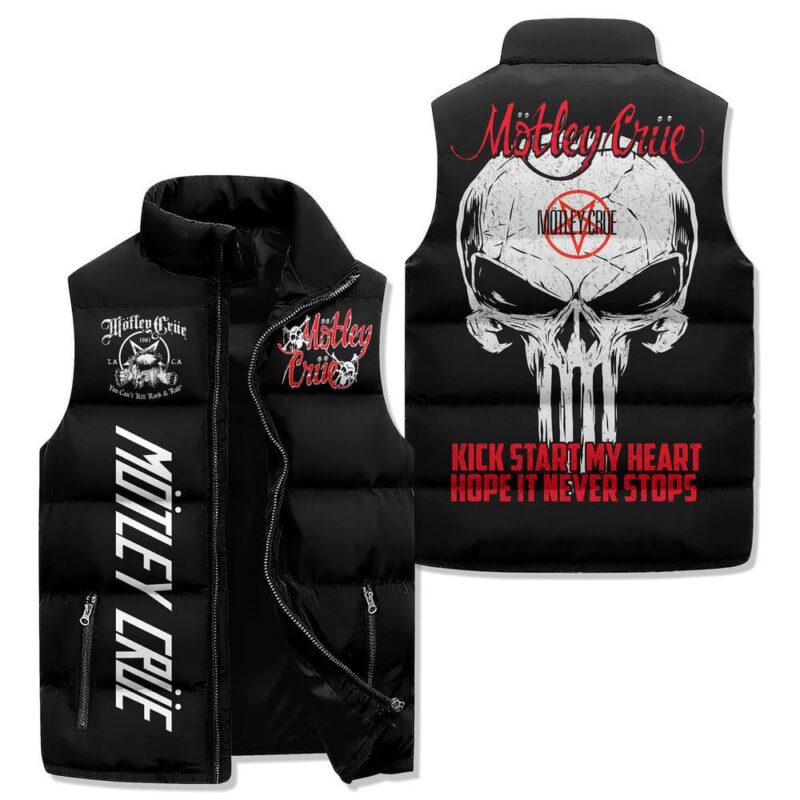 Motley Crue Music Sleeveless Coat Sleeveless Vest For Fan CCS4039