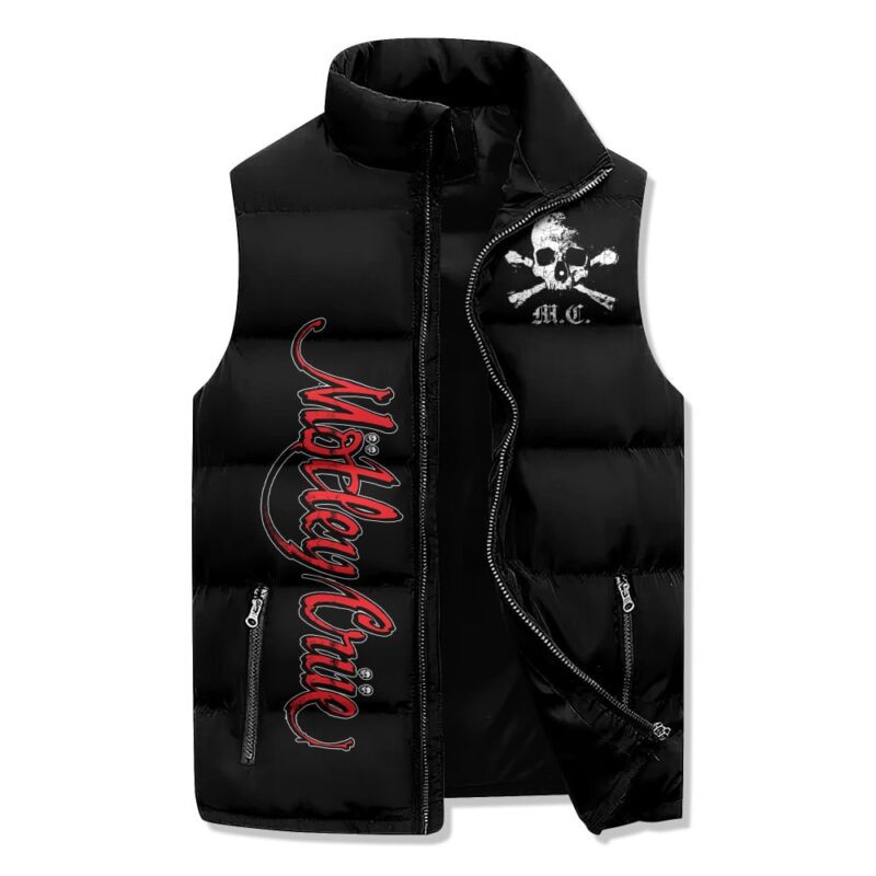 Motley Crue Music Sleeveless Coat Sleeveless Vest For Fan CCS4040 1