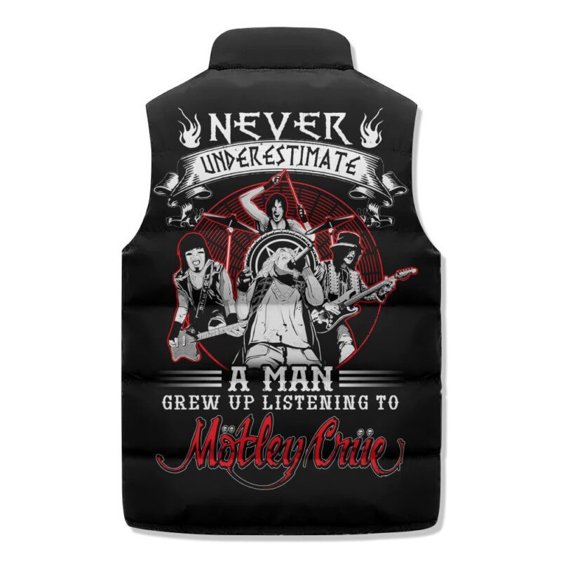 Motley Crue Music Sleeveless Coat Sleeveless Vest For Fan CCS4040 2