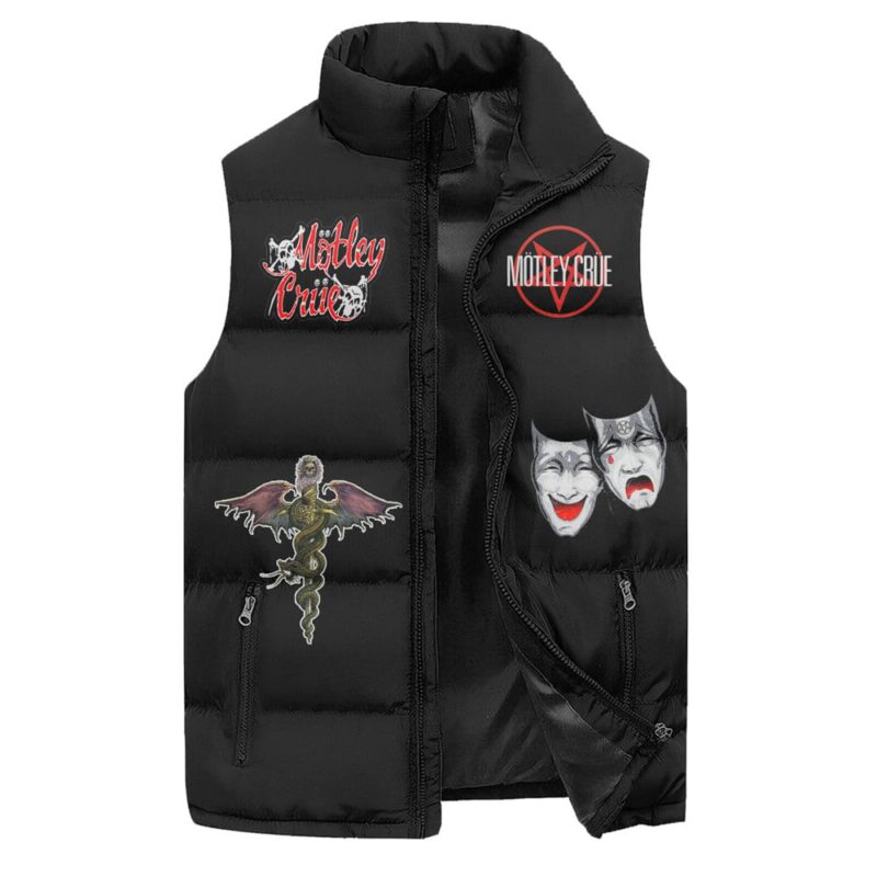 Motley Crue Music Sleeveless Coat Sleeveless Vest For Fan CCS4041 1