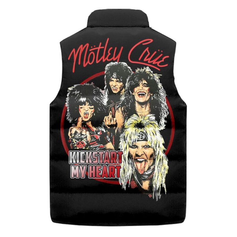Motley Crue Music Sleeveless Coat Sleeveless Vest For Fan CCS4041 2