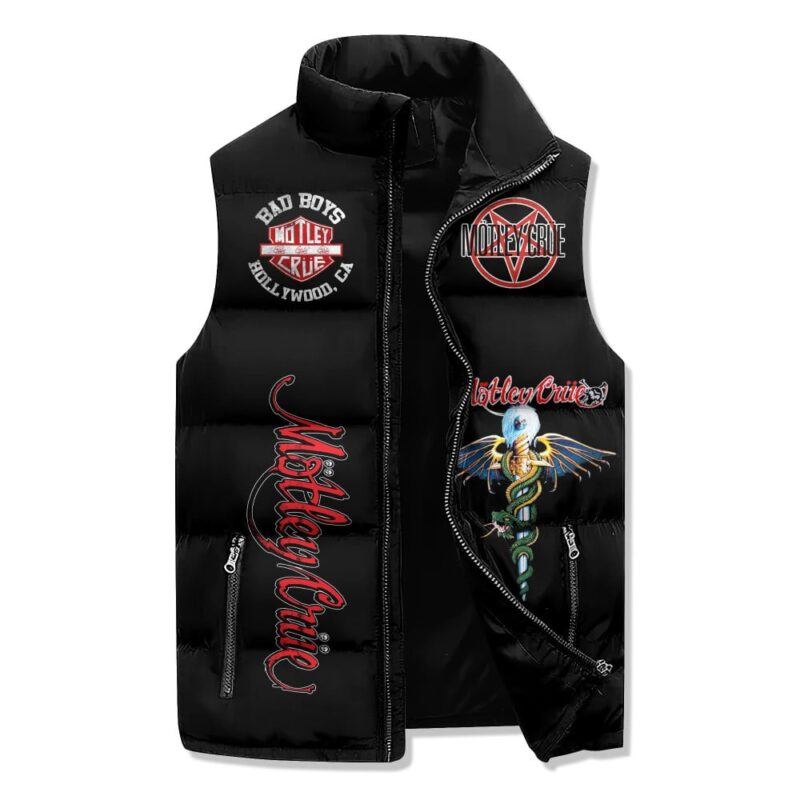 Motley Crue Music Sleeveless Coat Sleeveless Vest For Fan CCS4042 1
