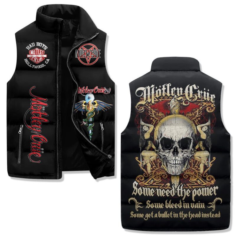 Motley Crue Music Sleeveless Coat Sleeveless Vest For Fan CCS4042