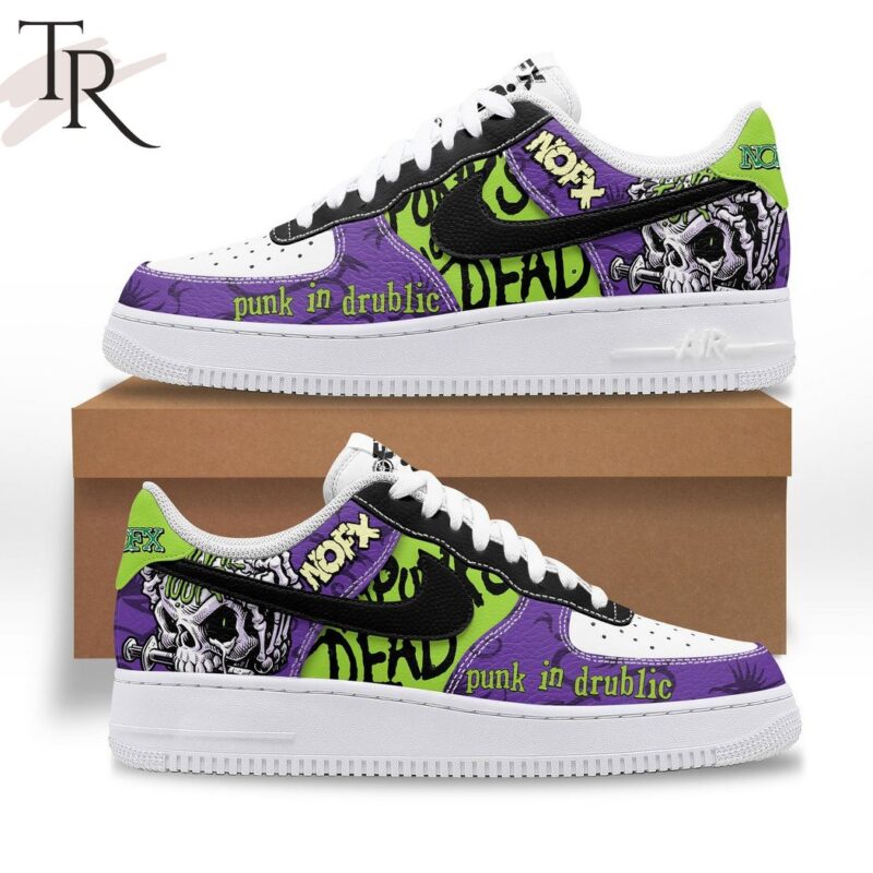 NOFX Punk In Drublic Air Force 1 Sneaker AF1 Limited Shoes TRA1029