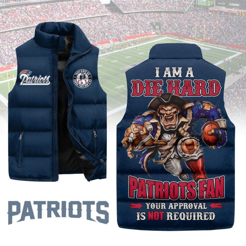 New England Patriots Sleeveless Coat Sleeveless Vest Gift For Fans CCS4205