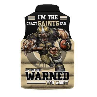 New Orleans Saints Sleeveless Coat Sleeveless Vest Gift For Fans 2