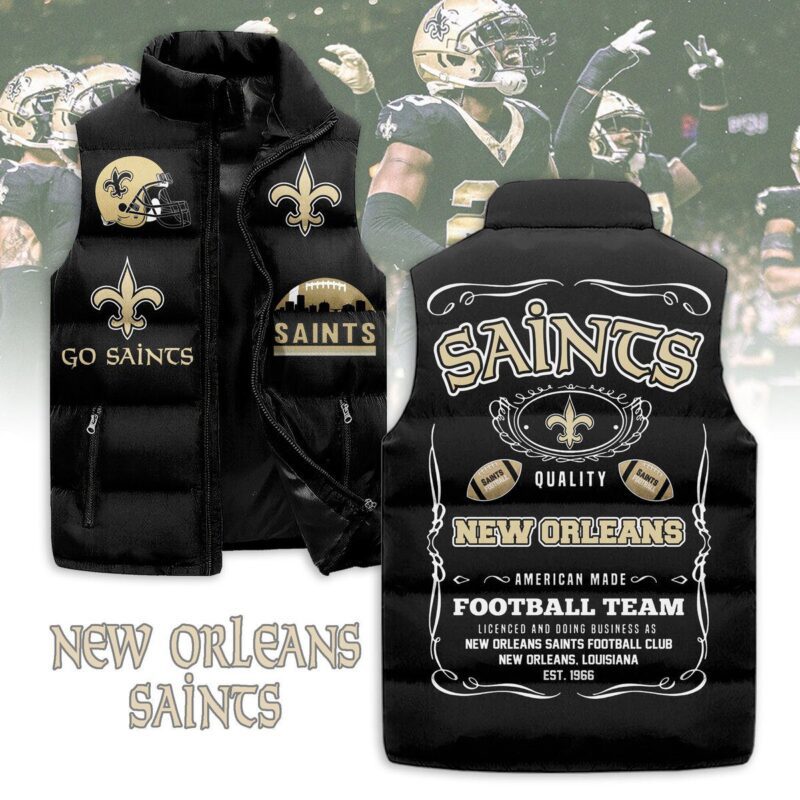 New Orleans Saints Sleeveless Coat Sleeveless Vest Gift For Fans CCS4186