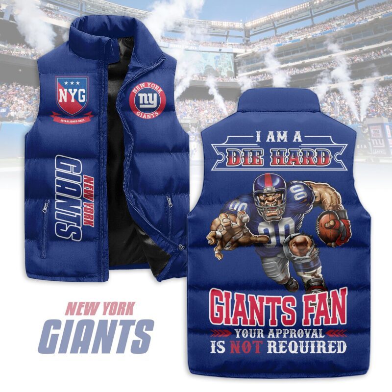 New York Giants Sleeveless Coat Sleeveless Vest Gift For Fans CCS4204