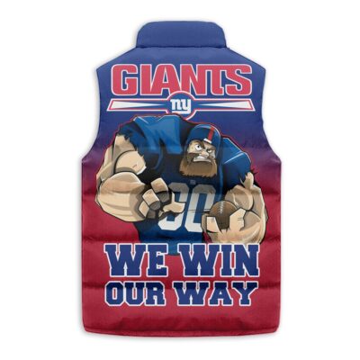 New York Giants Sleeveless Coat Sleeveless Vest Gift For Fans CCS4217 2