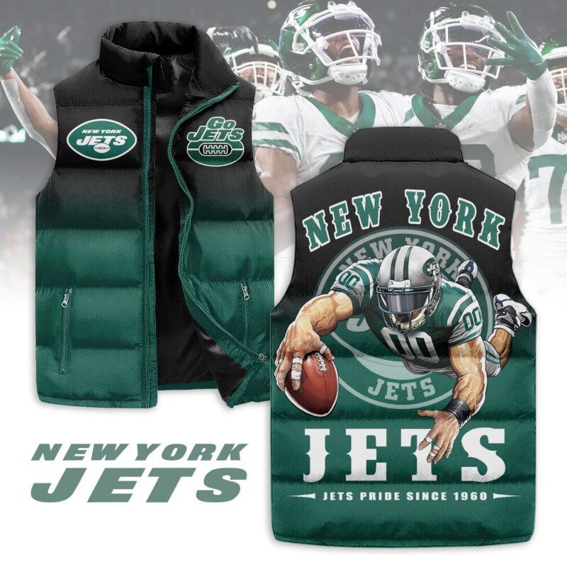 New York Jets Sleeveless Coat Sleeveless Vest Gift For Fans CCS4229