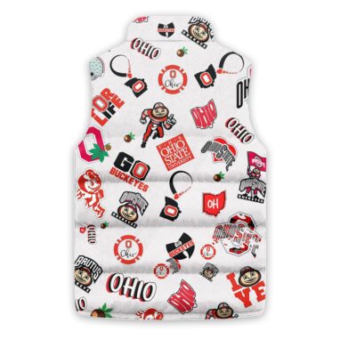 Ohio State Buckeyes baseball Sleeveless Coat Sleeveless Vest Gift For Fans CCS4206 2
