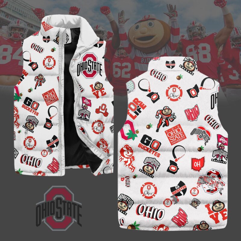 Ohio State Buckeyes baseball Sleeveless Coat Sleeveless Vest Gift For Fans CCS4206