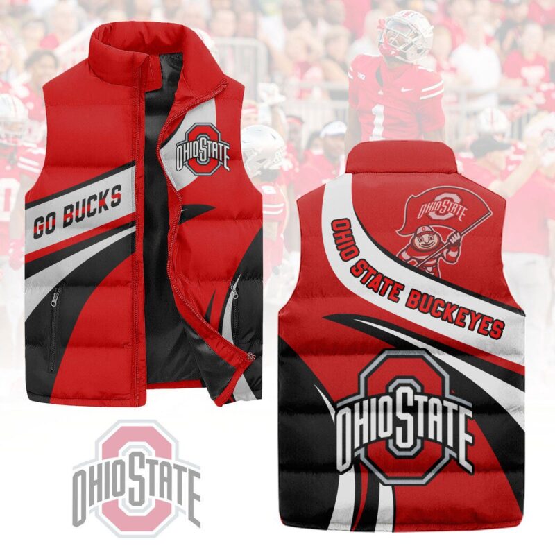 Ohio State Buckeyes baseball Sleeveless Coat Sleeveless Vest Gift For Fans CCS4218