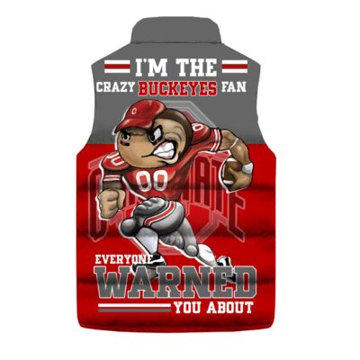 Ohio State Buckeyes baseball Sleeveless Coat Sleeveless Vest Gift For Fans CCS4219 2