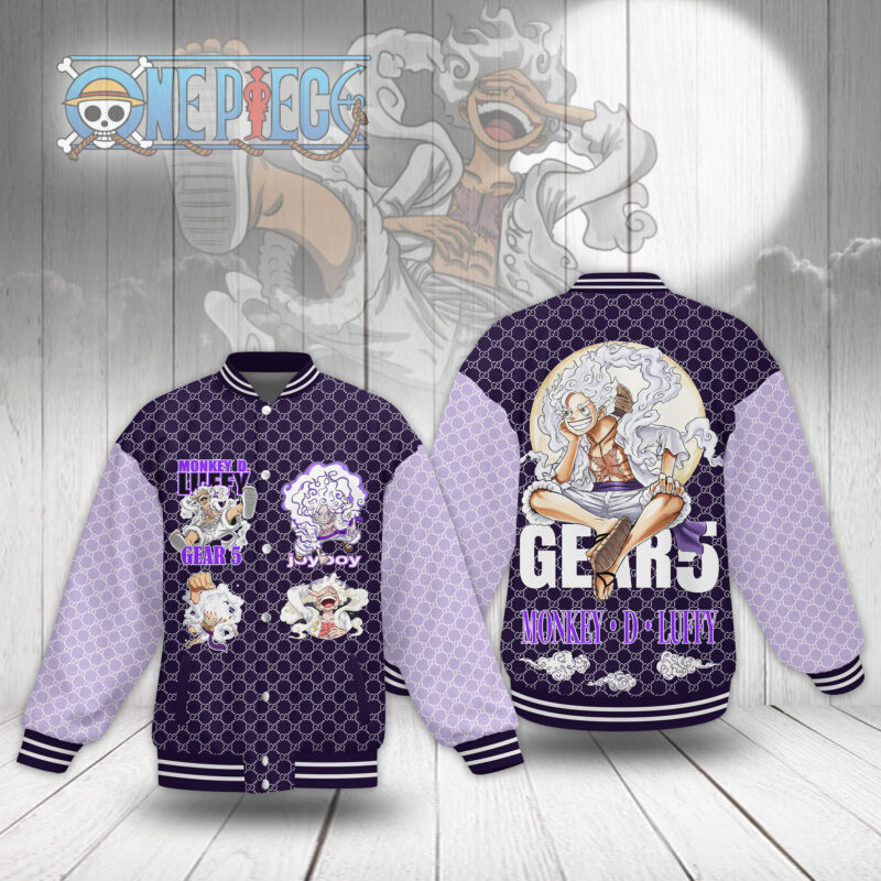 One Piece x Gucci Baseball Jacket For Fan CFB1698