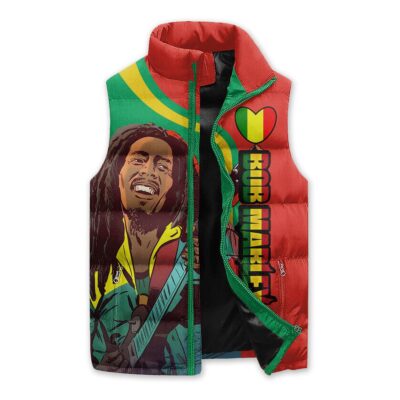Onel love Bob Marley Sleeveless Coat Sleeveless Vest Gift For Fans CCS4070 1