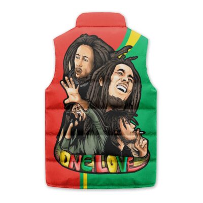 Onel love Bob Marley Sleeveless Coat Sleeveless Vest Gift For Fans CCS4070 2