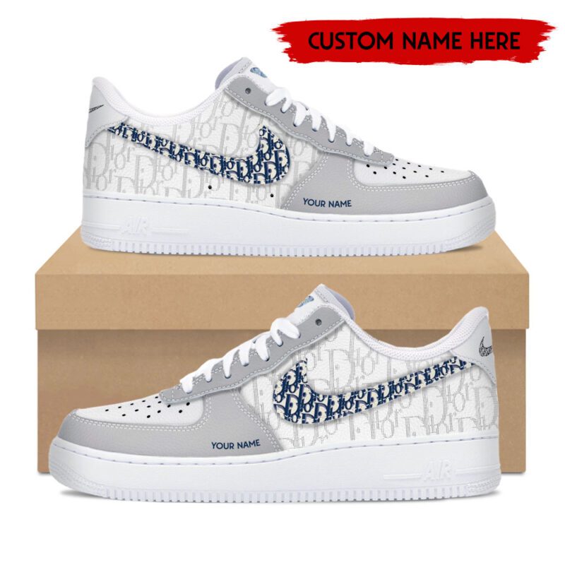 Personalized Christian Dior Luxury Air Force 1 Sneakers Limited AF1 Shoes OAF1006