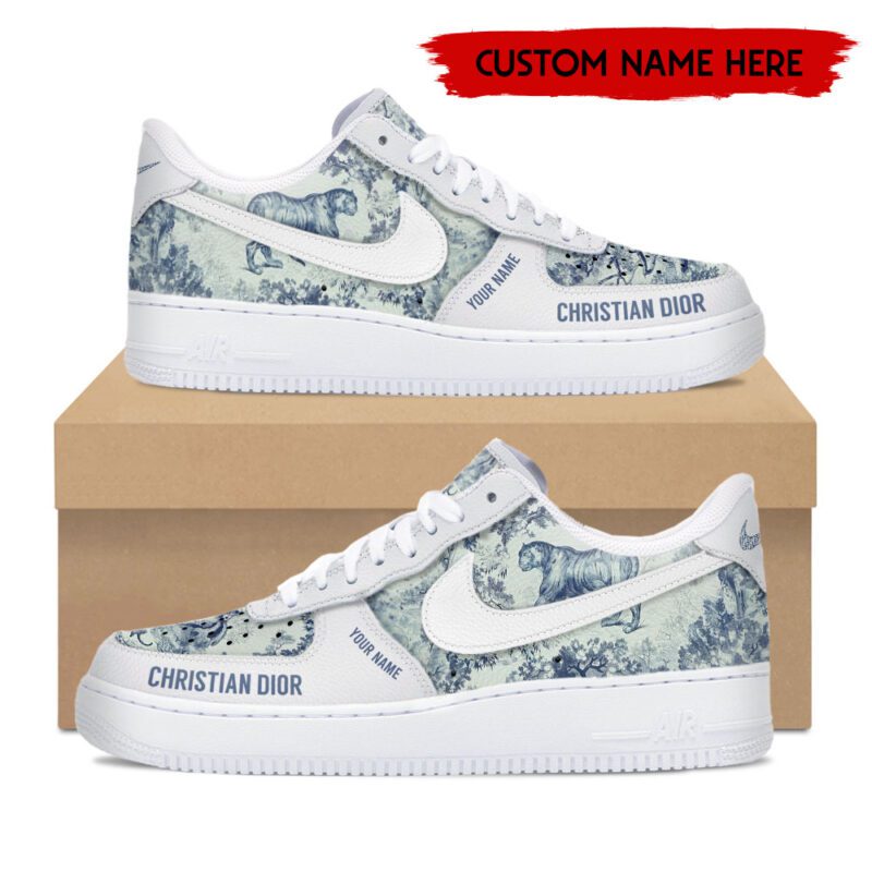 Personalized Christian Dior Luxury Air Force 1 Sneakers Limited AF1 Shoes OAF1008