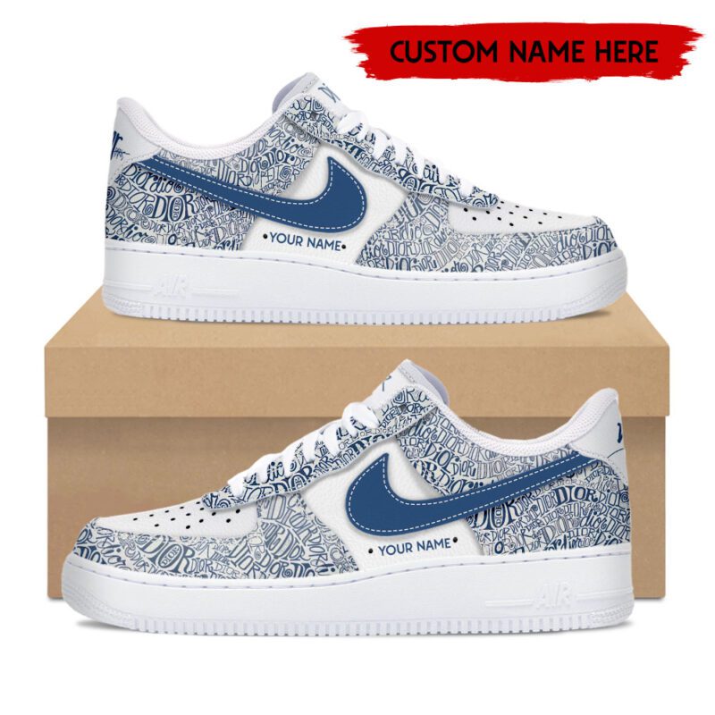 Personalized Christian Dior Luxury Air Force 1 Sneakers Limited AF1 Shoes OAF1009