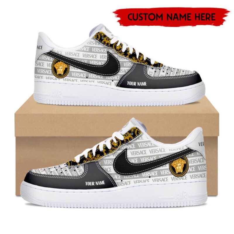 Personalized Versace Luxury Air Force 1 Sneakers Limited AF1 Shoes OAF1019