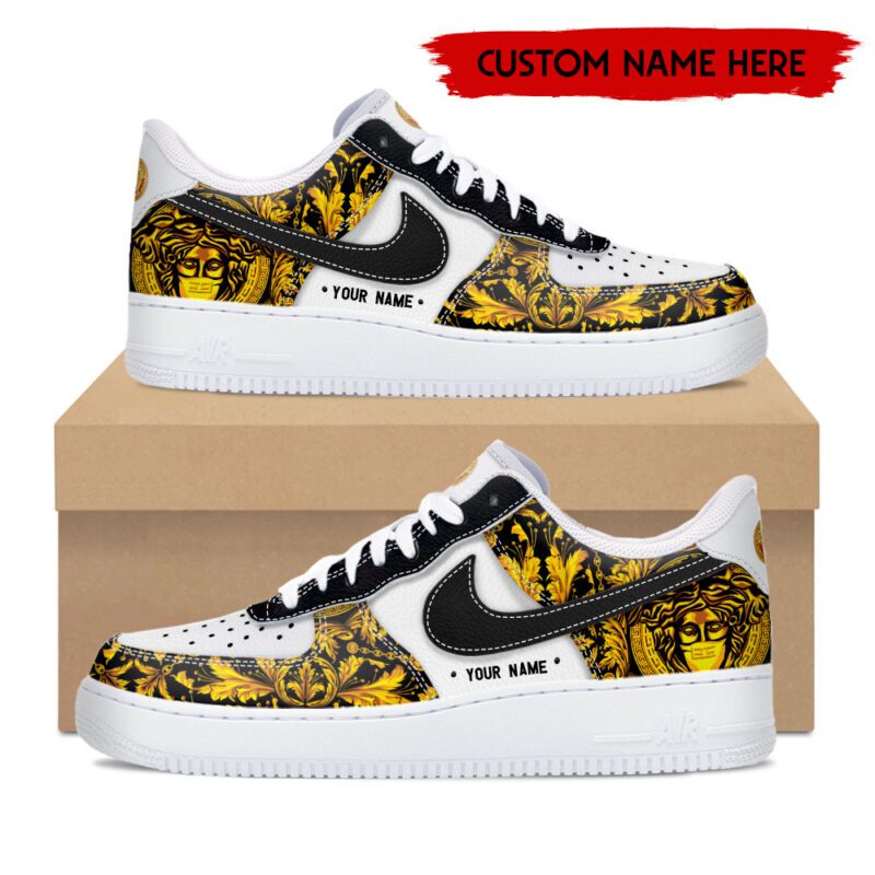 Personalized Versace Luxury Air Force 1 Sneakers Limited AF1 Shoes OAF1021