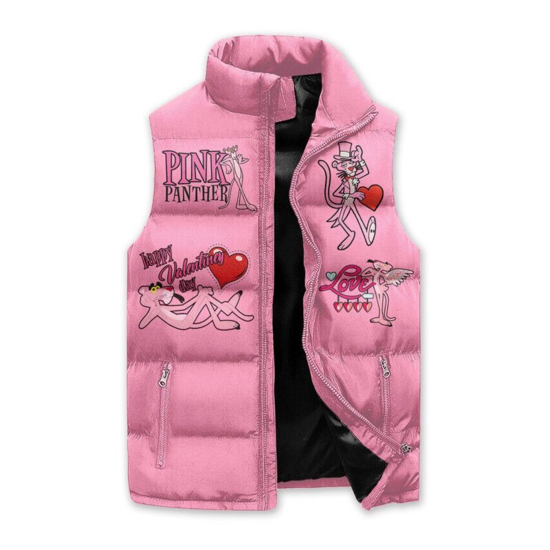 Pink Panther Sleeveless Coat Sleeveless Vest Gift For Fans CCS4090 1
