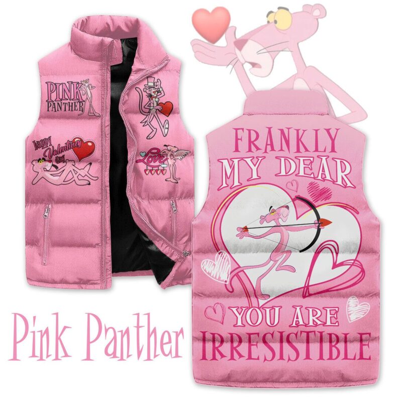 Pink Panther Sleeveless Coat Sleeveless Vest Gift For Fans CCS4090