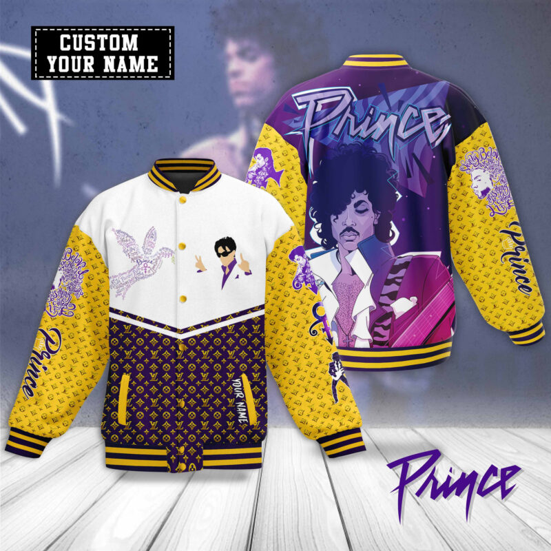 Prince Luxury x LV Baseball Jacket For Fan CFB1658