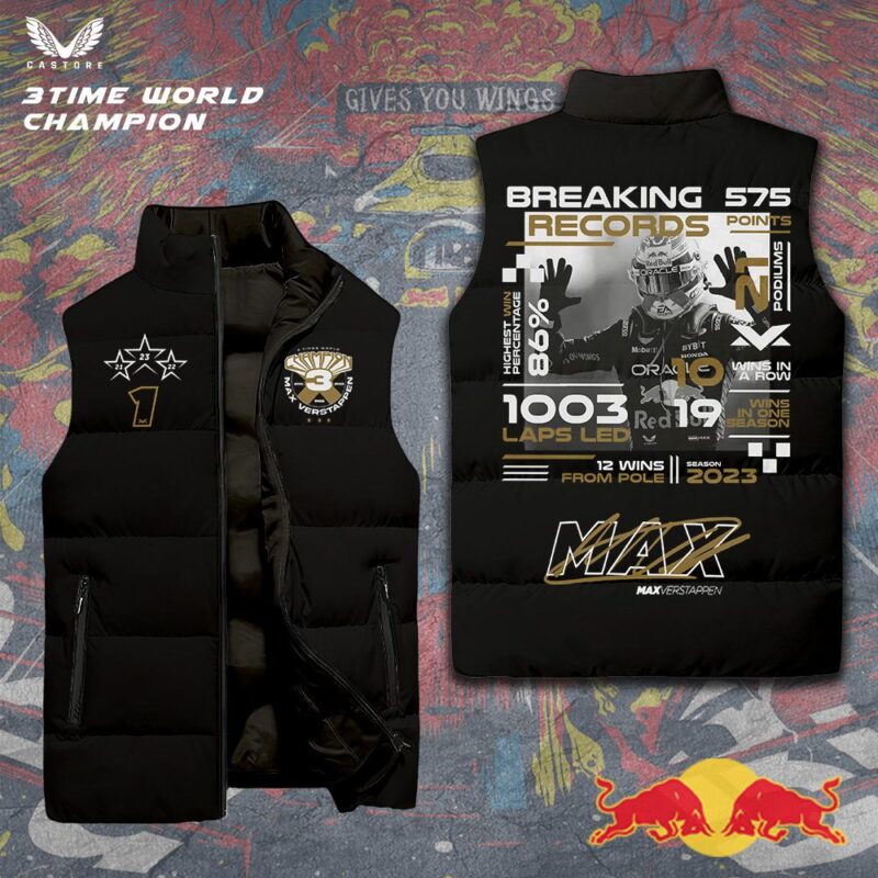 Red Bull F1 Sleeveless Coat Sleeveless Vest For Fan CCS4049