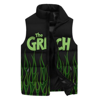 Resting Grinch Face Resting Grinch Face Sleeveless Coat Sleeveless Vest Gift For Fans CCS4083 2