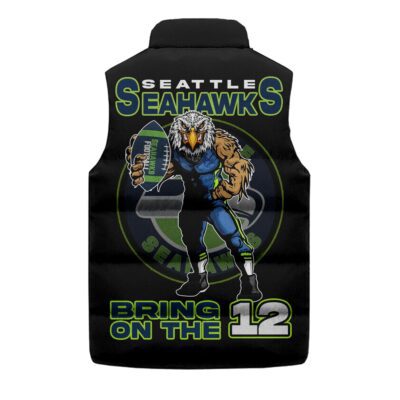 Seattle Seahawks Sleeveless Coat Sleeveless Vest Gift For Fans CCS4193 2
