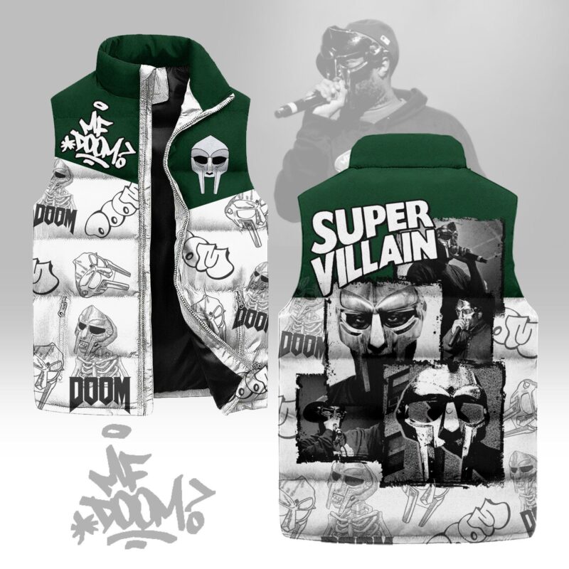 Super Villain MF Doom Sleeveless Coat Sleeveless Vest Gift For Fans CCS4224