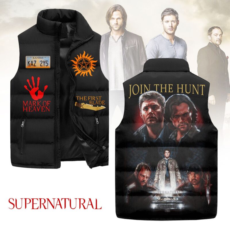 Supernatural Join The Hunt Sleeveless Coat Sleeveless Vest Gift For Fans CCS4091