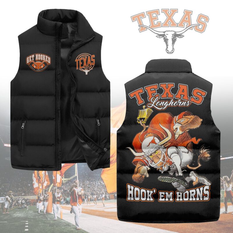 Texas Longhorns football Sleeveless Coat Sleeveless Vest Gift For Fans CCS4197