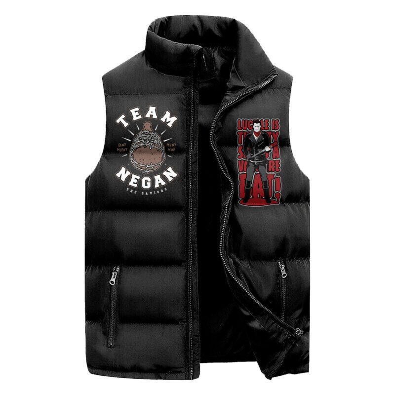 The Saviors Walking Dead Team Negan Sleeveless Coat Sleeveless Vest Gift For Fans CCS4150 2
