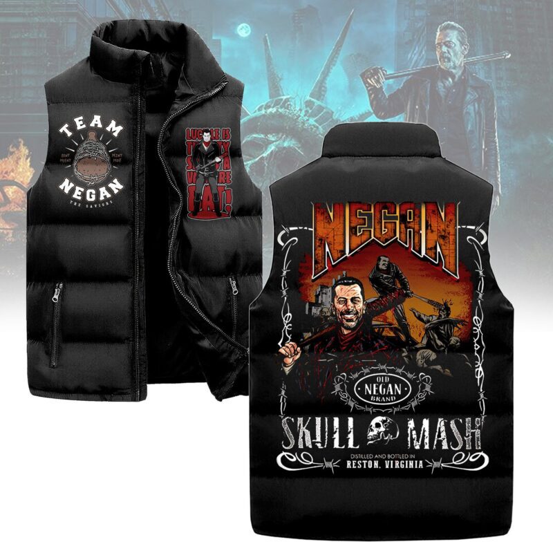 The Saviors Walking Dead Team Negan Sleeveless Coat Sleeveless Vest Gift For Fans CCS4150