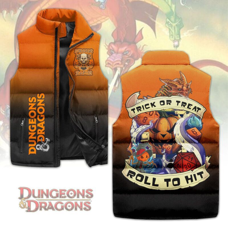 Trick or Treat Dungeons & Dragons Sleeveless Coat Sleeveless Vest Gift For Fans CCS4225