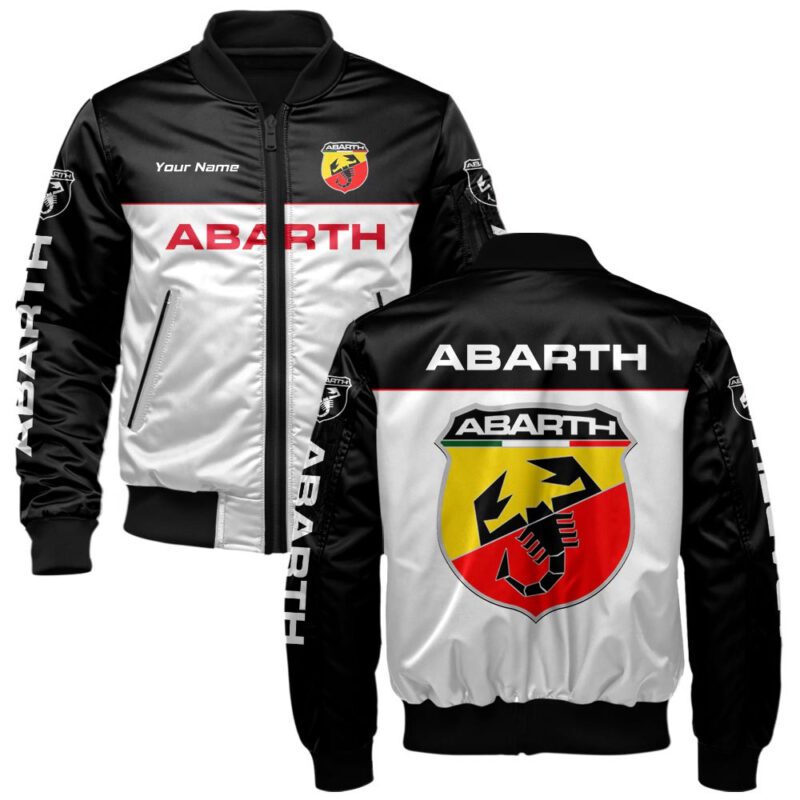 Abarth Bomber Jacket For Car-Racing Fans LBB1051