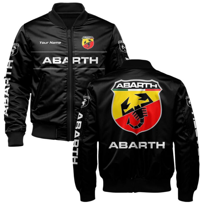 Abarth Bomber Jacket For Car-Racing Fans LBB1234