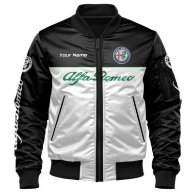 Alfa Romeo Bomber Jacket For Car Racing Fans LBB1034 1