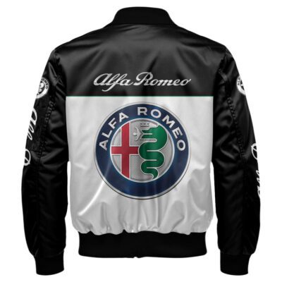 Alfa Romeo Bomber Jacket For Car Racing Fans LBB1034 2