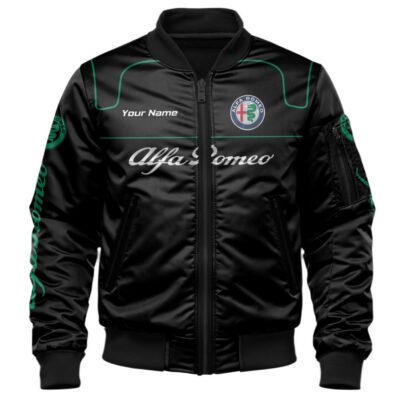 Alfa Romeo Bomber Jacket For Car Racing Fans LBB1142 1